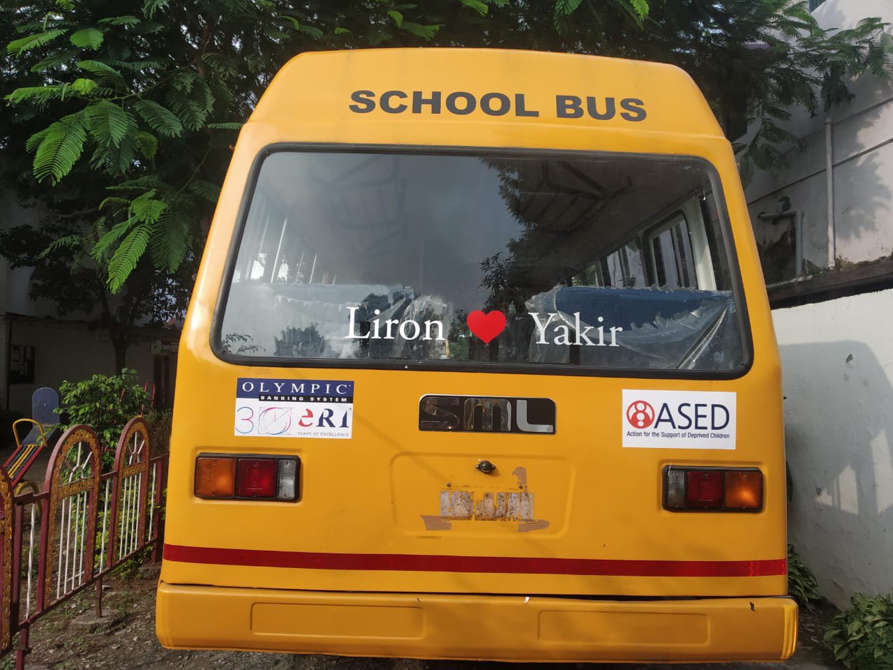 CSR School bus - Dehradun India