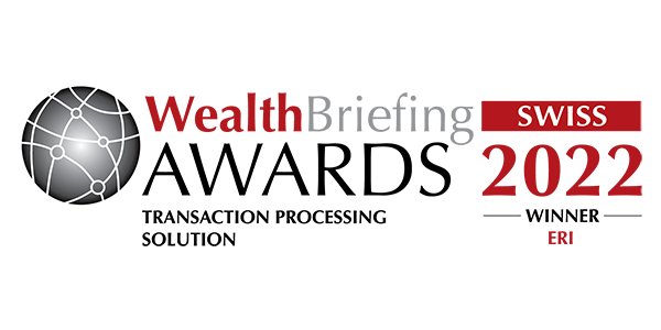 WealthBriefing Swiss Awards 2022 Best Transaction Processing Solution
