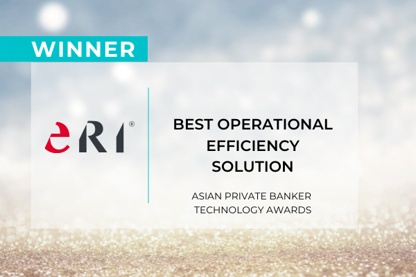 ERI is proud to announce that the OLYMPIC Banking System crowned Best Operational Efficiency Solution at the Asian Private Banker.