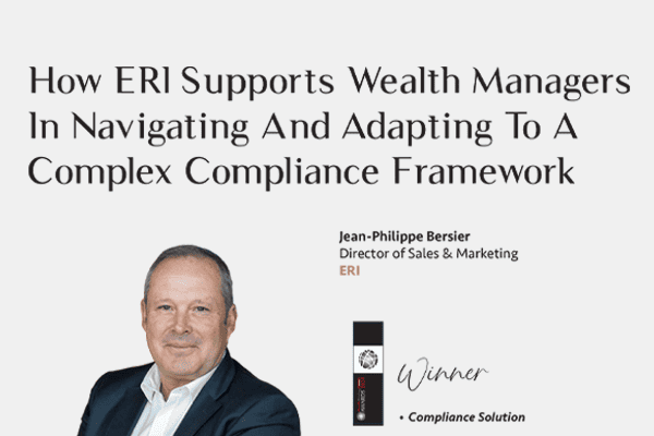 ERI supports Wealth Managers