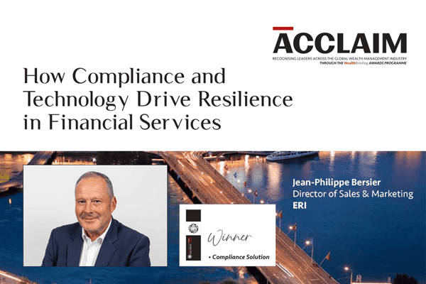 Banner How Compliance and Technology Drive Resilience in Financial Services