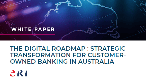 white paper banner about Digital roadmap : Strategic transformation for cutomer-owned banking in australia